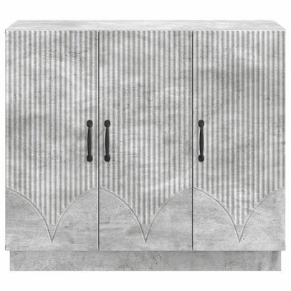 vidaXL Sideboard Concrete Grey 89 x 34.5 x 77 cm Engineered Wood