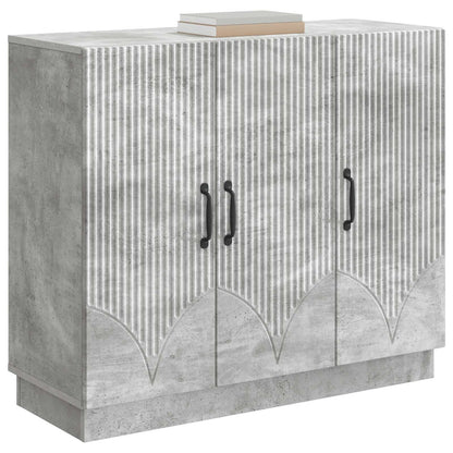 vidaXL Sideboard Concrete Grey 89 x 34.5 x 77 cm Engineered Wood