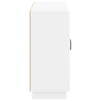 vidaXL Sideboard High Gloss White 89 x 34.5 x 77 cm Engineered Wood