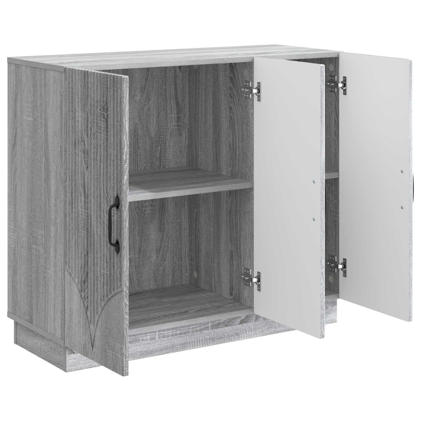 vidaXL Sideboard Grey Sonoma 89 x 34.5 x 77 cm Engineered Wood