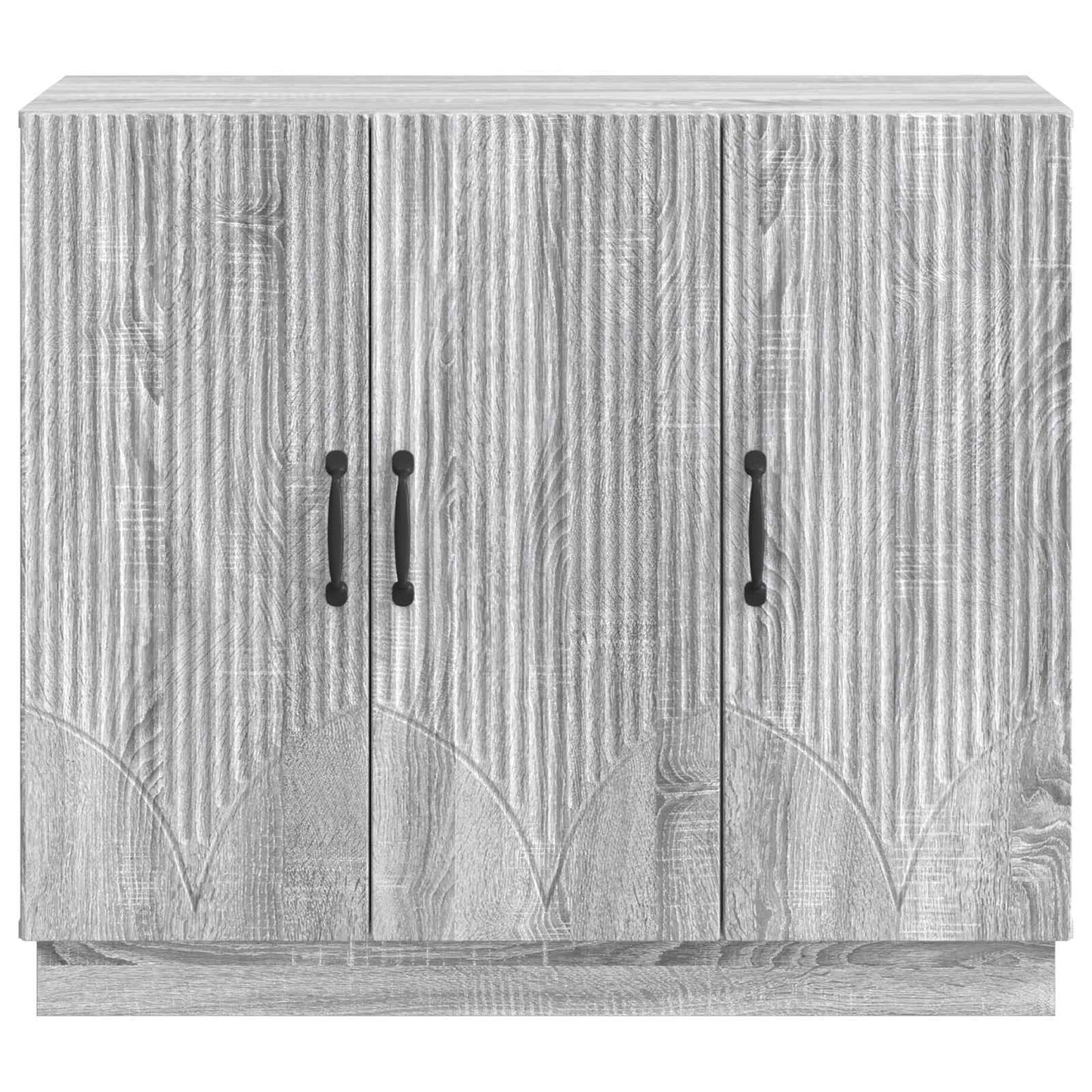vidaXL Sideboard Grey Sonoma 89 x 34.5 x 77 cm Engineered Wood