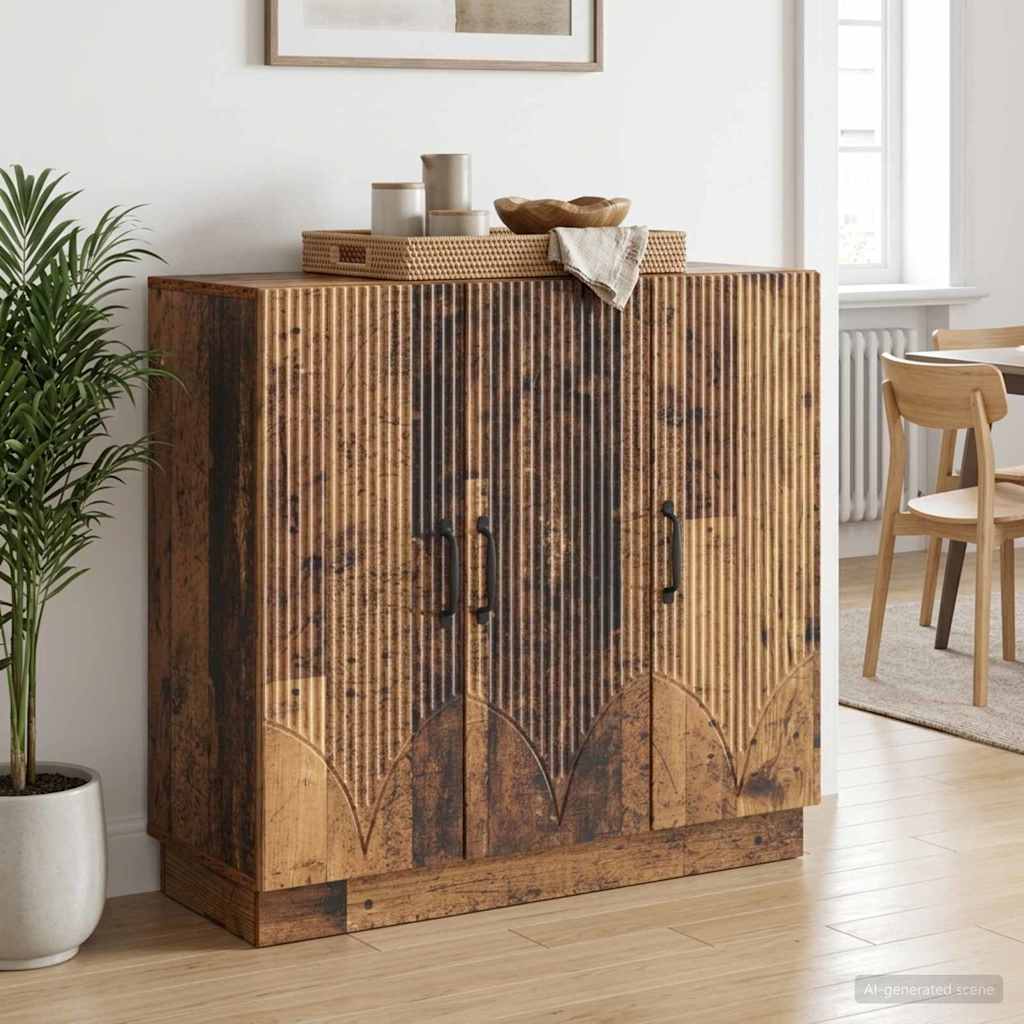 vidaXL Sideboard Old Wood 89 x 34.5 x 77 cm Engineered Wood