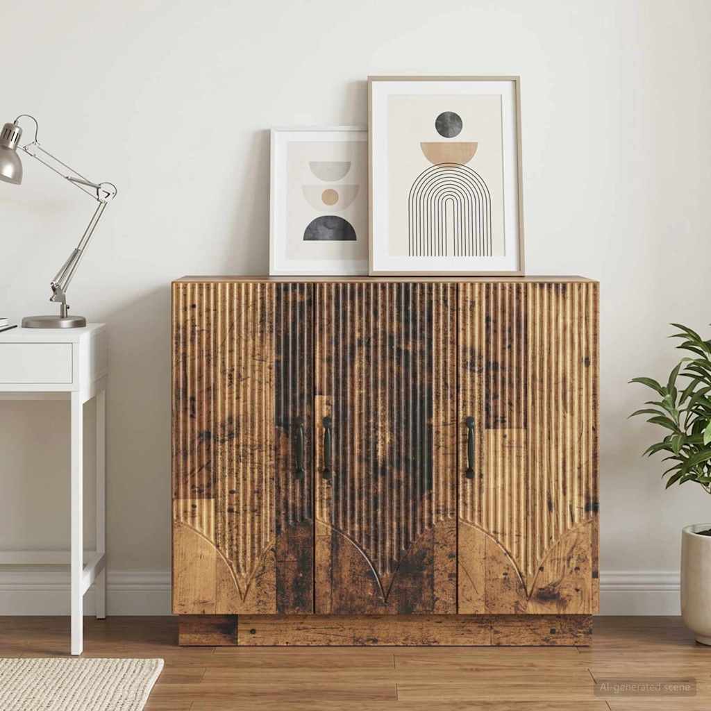 vidaXL Sideboard Old Wood 89 x 34.5 x 77 cm Engineered Wood