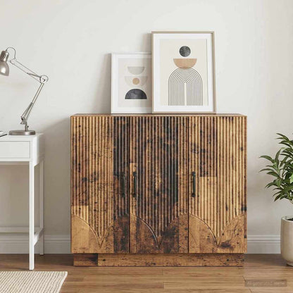 vidaXL Sideboard Old Wood 89 x 34.5 x 77 cm Engineered Wood