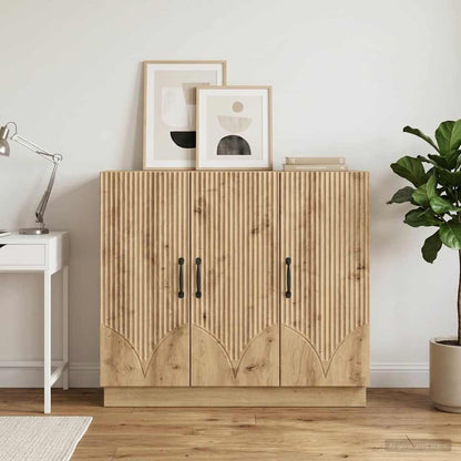 vidaXL Sideboard Artisan Oak 89 x 34.5 x 77 cm Engineered Wood