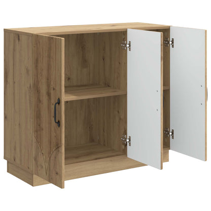 vidaXL Sideboard Artisan Oak 89 x 34.5 x 77 cm Engineered Wood