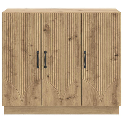 vidaXL Sideboard Artisan Oak 89 x 34.5 x 77 cm Engineered Wood