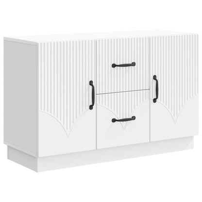 vidaXL Sideboard with Drawer White 89 x 34.5 x 57 cm Engineered Wood