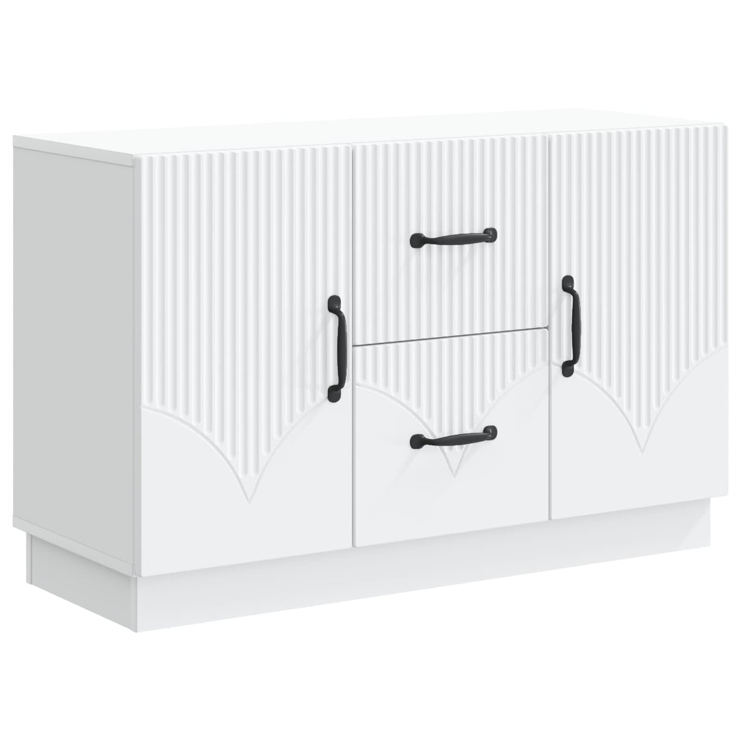 vidaXL Sideboard White 89 x 34.5 x 57 cm Engineered Wood