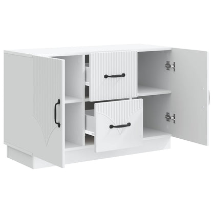 vidaXL Sideboard White 89 x 34.5 x 57 cm Engineered Wood