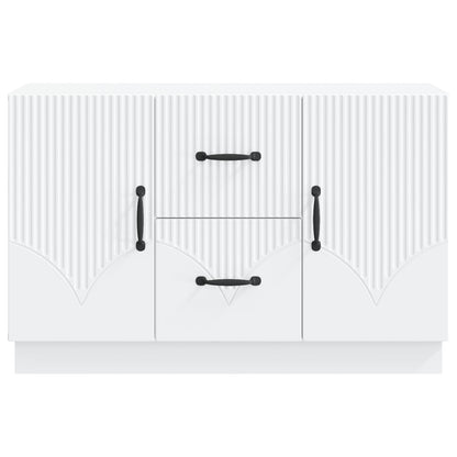 vidaXL Sideboard with Drawer White 89 x 34.5 x 57 cm Engineered Wood