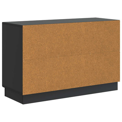 vidaXL Sideboard with Drawer Black 89 x 34.5 x 57 cm Engineered Wood