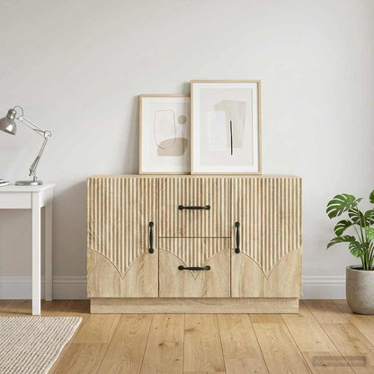 vidaXL Sideboard Sonoma Oak 89 x 34.5 x 57 cm Engineered Wood