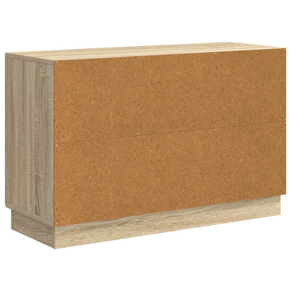 vidaXL Sideboard Sonoma Oak 89 x 34.5 x 57 cm Engineered Wood
