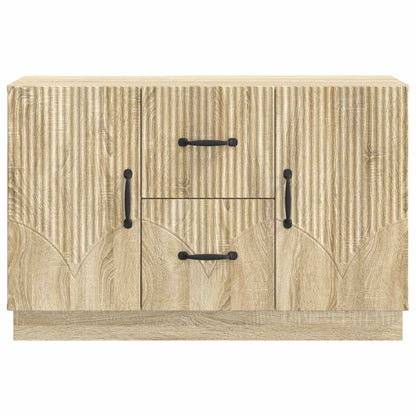 vidaXL Sideboard Sonoma Oak 89 x 34.5 x 57 cm Engineered Wood