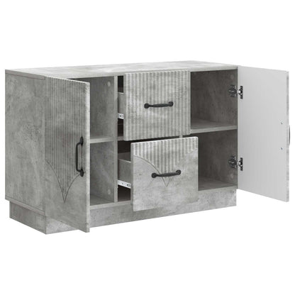 vidaXL Sideboard Concrete Grey 89 x 34.5 x 57 cm Engineered Wood
