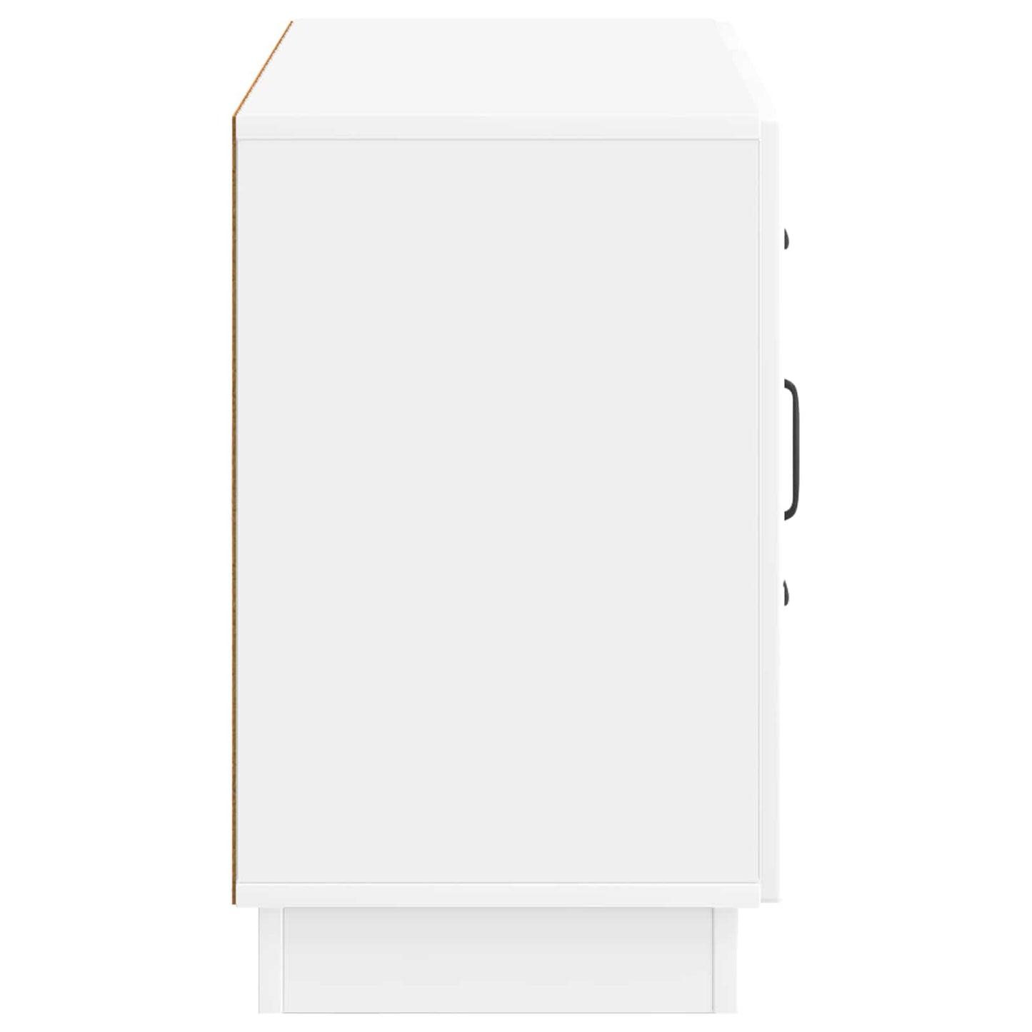 vidaXL Sideboard High Gloss White 89 x 34.5 x 57 cm Engineered Wood
