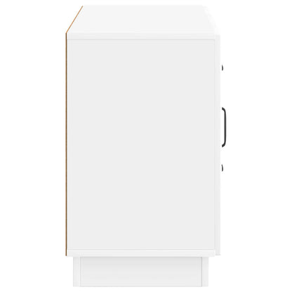 vidaXL Sideboard High Gloss White 89 x 34.5 x 57 cm Engineered Wood