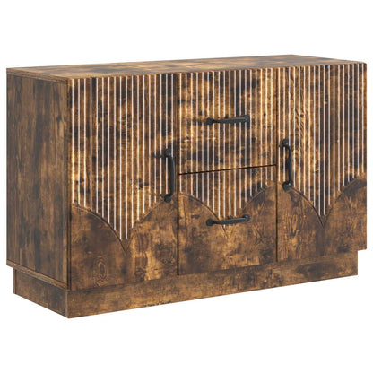 vidaXL Sideboard Smoked Oak 89 x 34.5 x 57 cm Engineered Wood