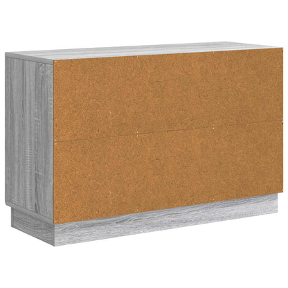 vidaXL Sideboard Grey Sonoma 89 x 34.5 x 57 cm Engineered Wood