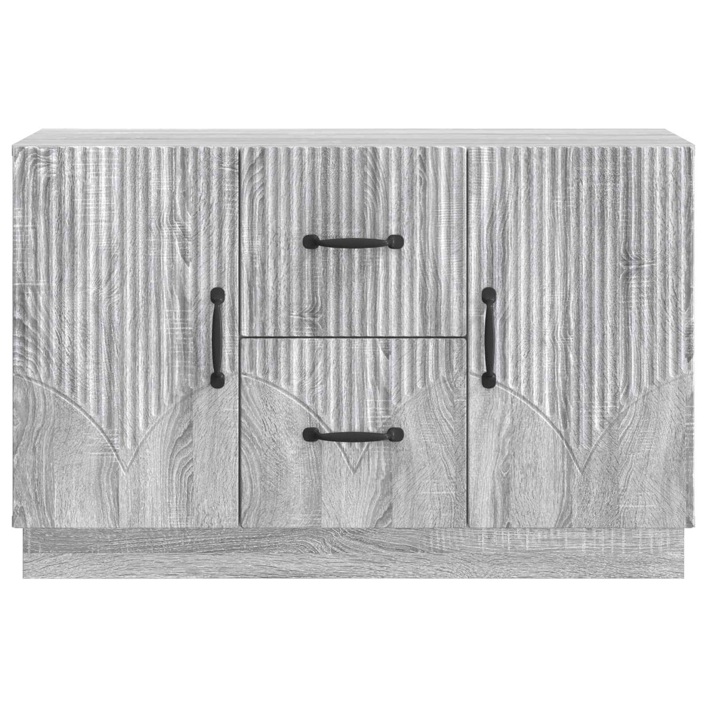 vidaXL Sideboard Grey Sonoma 89 x 34.5 x 57 cm Engineered Wood