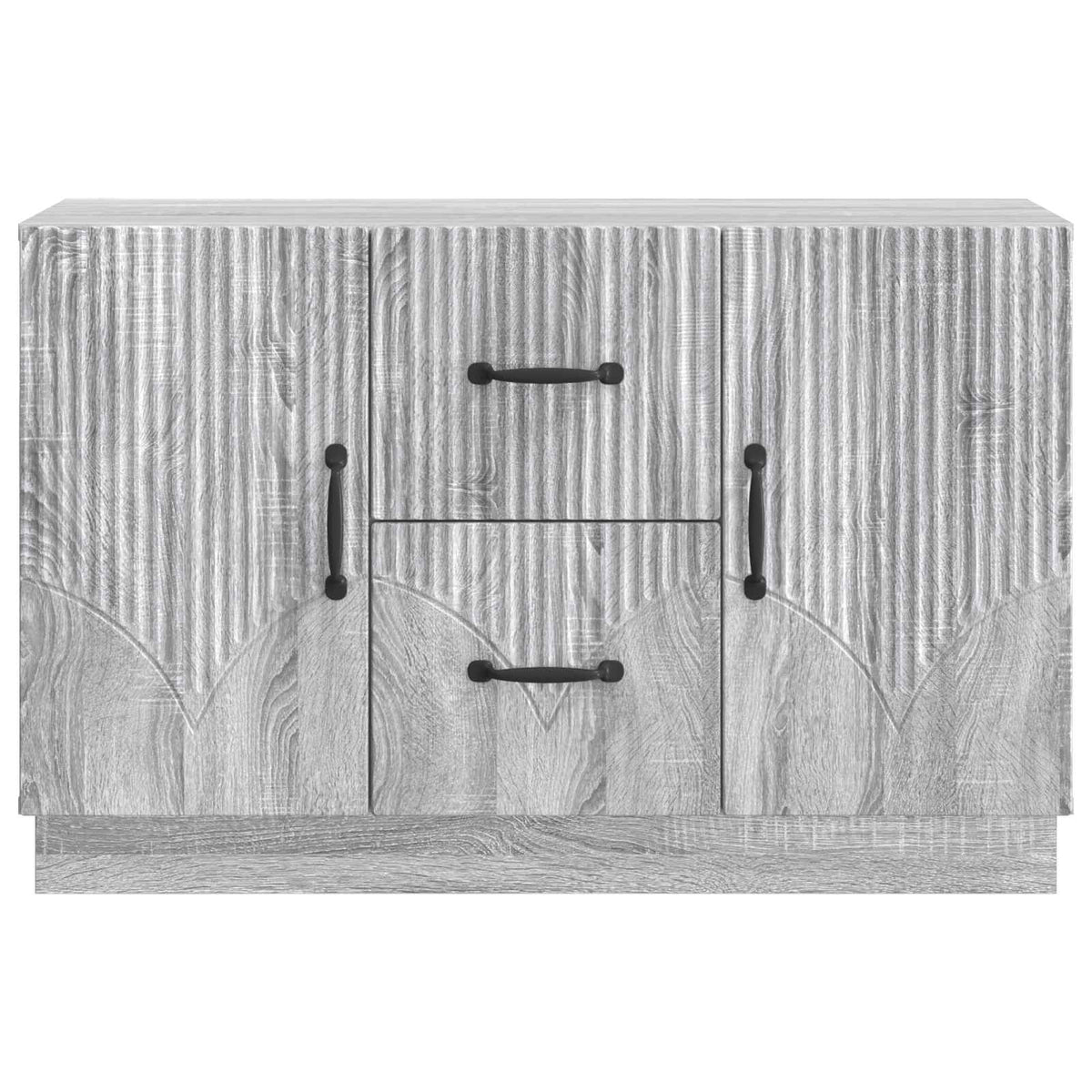 vidaXL Sideboard Grey Sonoma 89 x 34.5 x 57 cm Engineered Wood