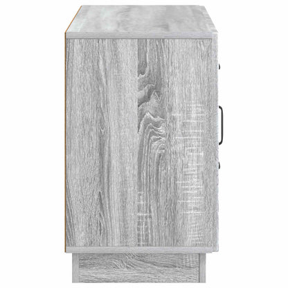 vidaXL Sideboard Grey Sonoma 89 x 34.5 x 57 cm Engineered Wood