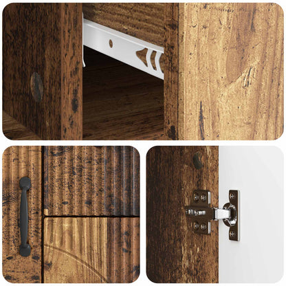 vidaXL Sideboard Old Wood 89 x 34.5 x 57 cm Engineered Wood