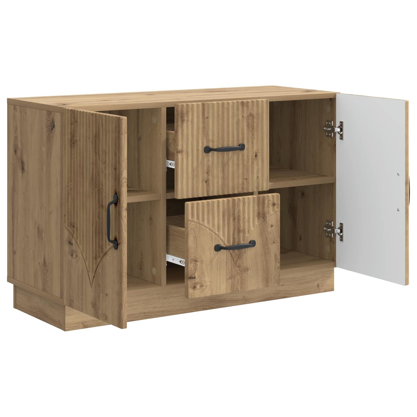 vidaXL Sideboard Artisan Oak 89 x 34.5 x 57 cm Engineered Wood