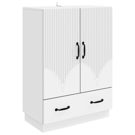 vidaXL Sideboard White 66 x 34.5 x 92 cm Engineered Wood