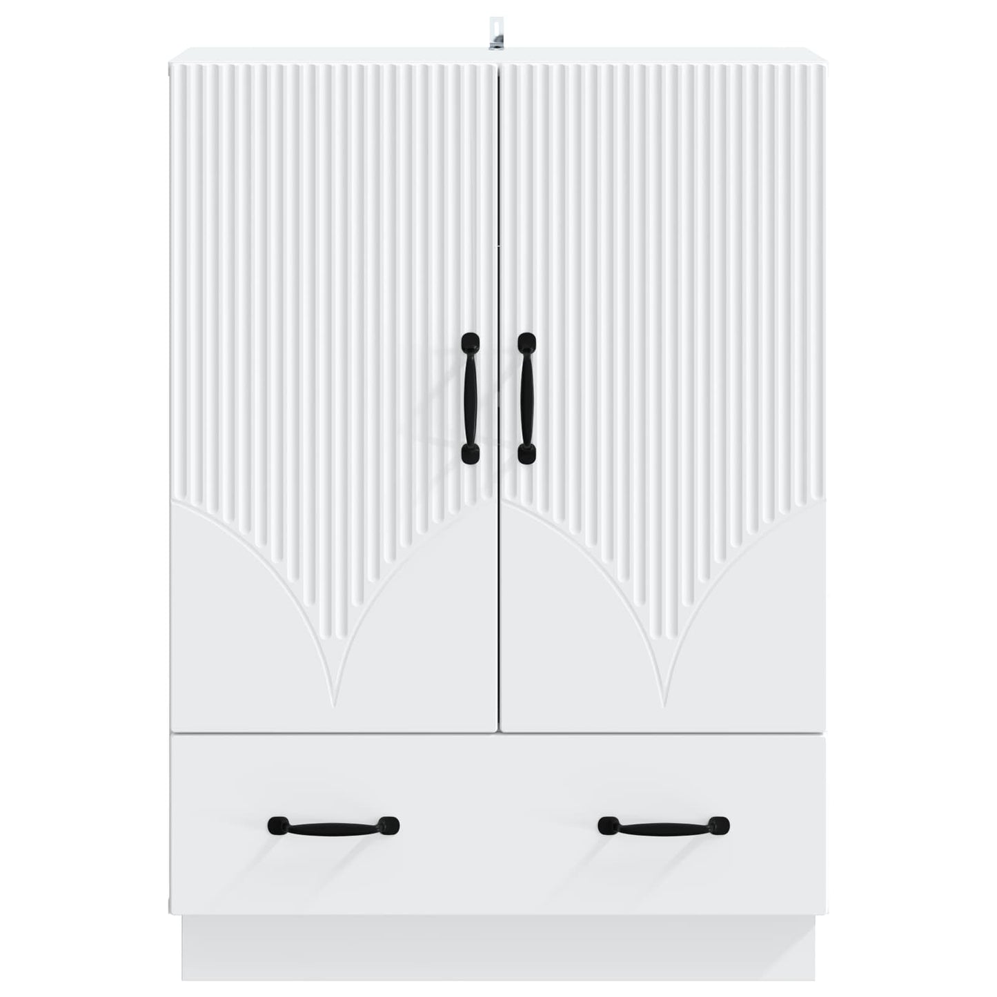 vidaXL Sideboard with Drawer White 66 x 34.5 x 92 cm Engineered Wood