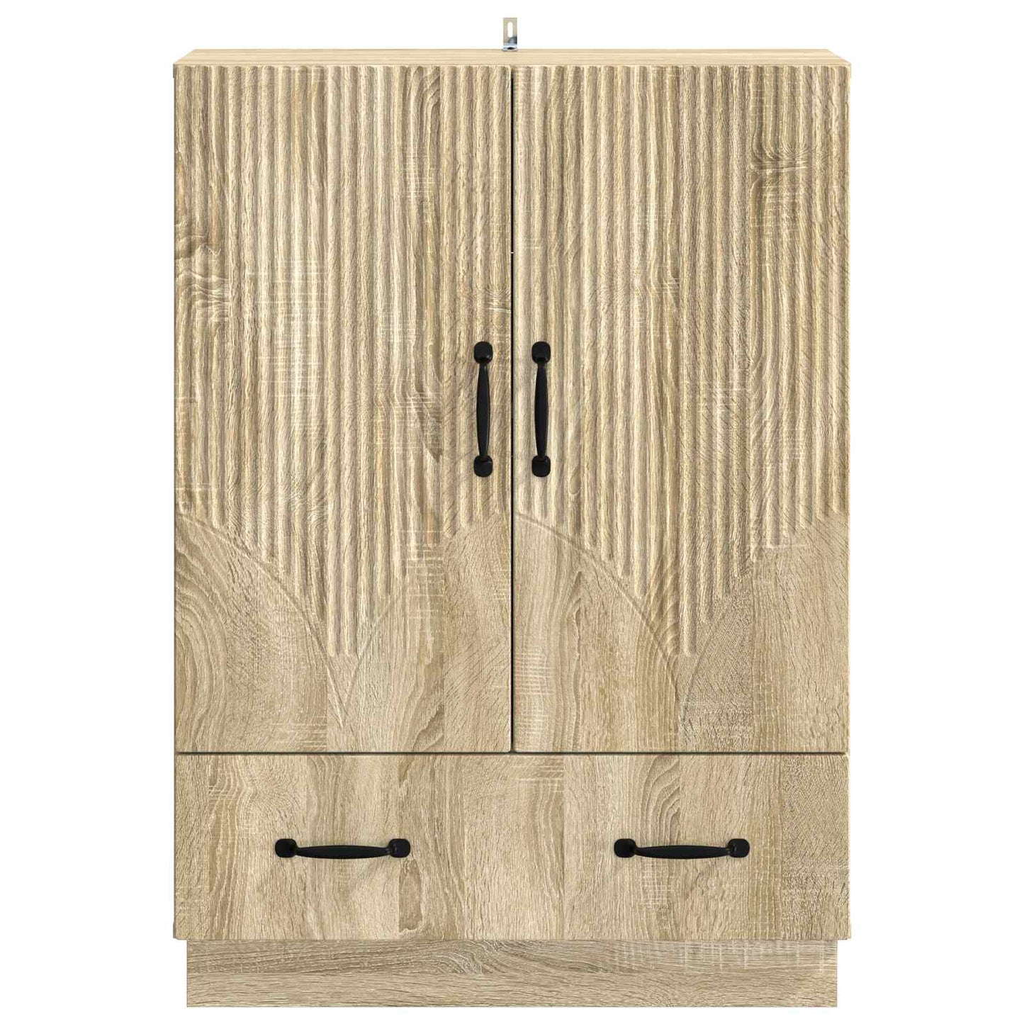 vidaXL Sideboard Sonoma Oak 66 x 34.5 x 92 cm Engineered Wood