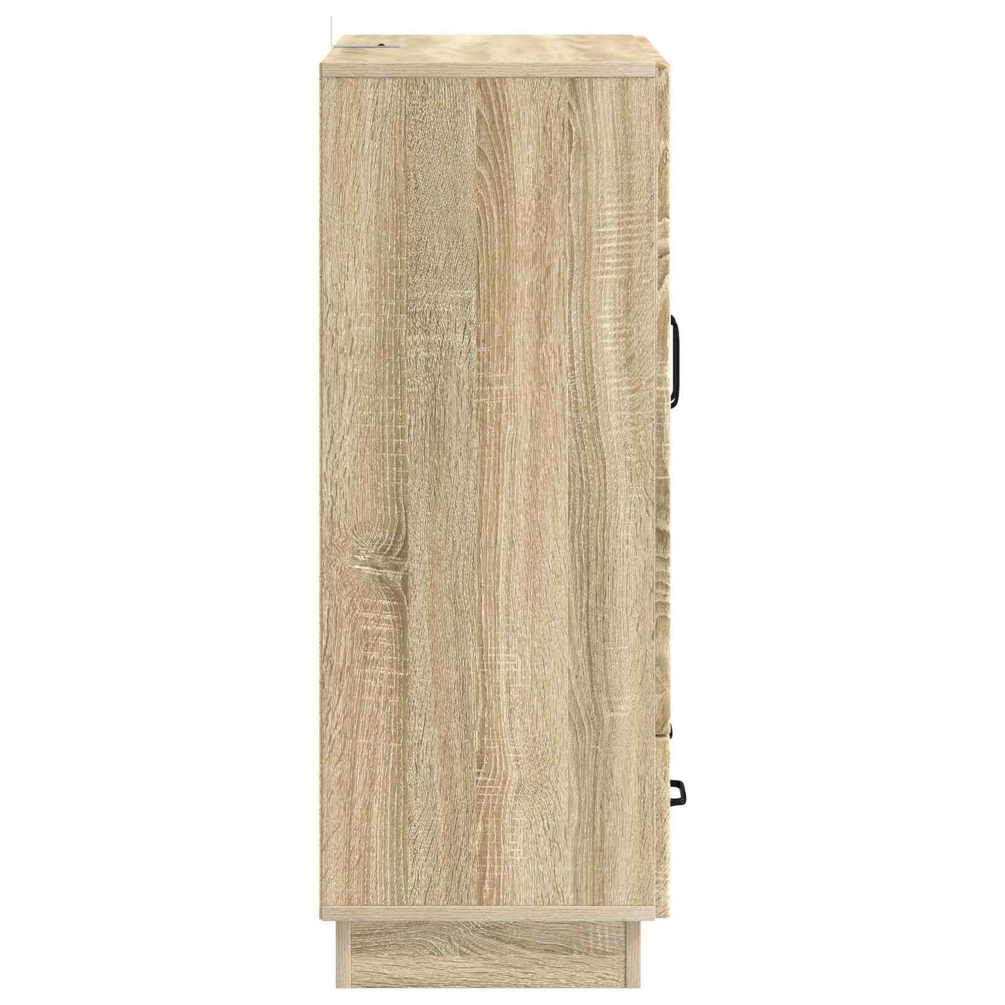 vidaXL Sideboard Sonoma Oak 66 x 34.5 x 92 cm Engineered Wood