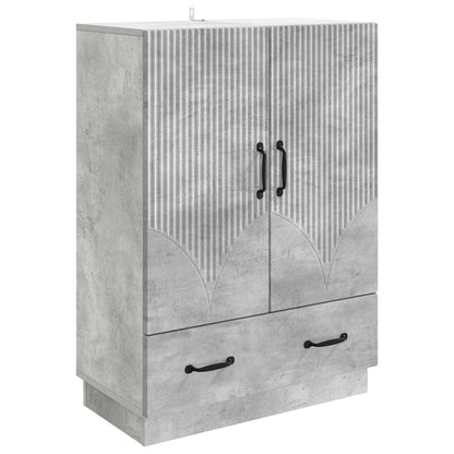 vidaXL Sideboard Concrete Grey 66 x 34.5 x 92 cm Engineered Wood