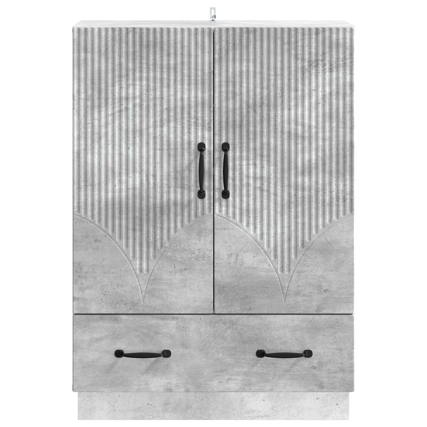 vidaXL Sideboard Concrete Grey 66 x 34.5 x 92 cm Engineered Wood