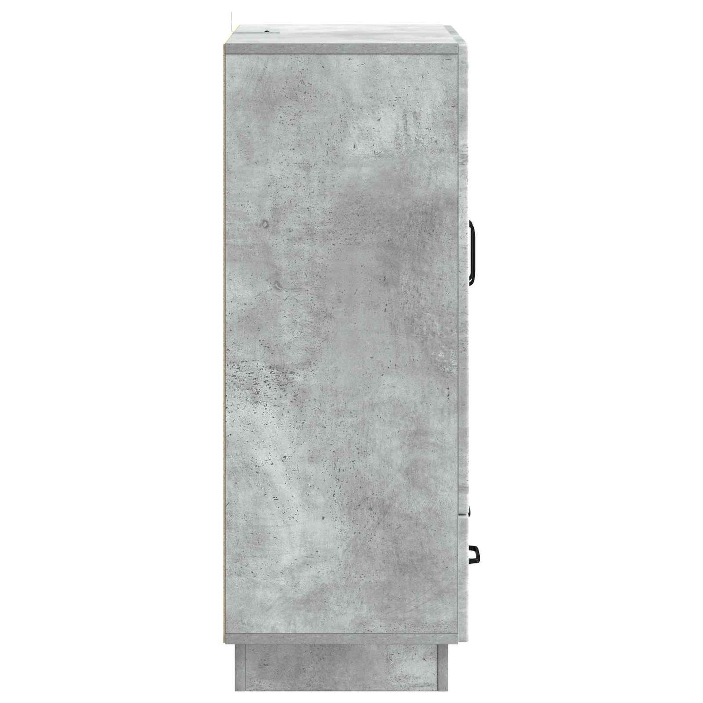 vidaXL Sideboard Concrete Grey 66 x 34.5 x 92 cm Engineered Wood