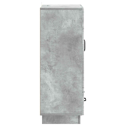 vidaXL Sideboard Concrete Grey 66 x 34.5 x 92 cm Engineered Wood