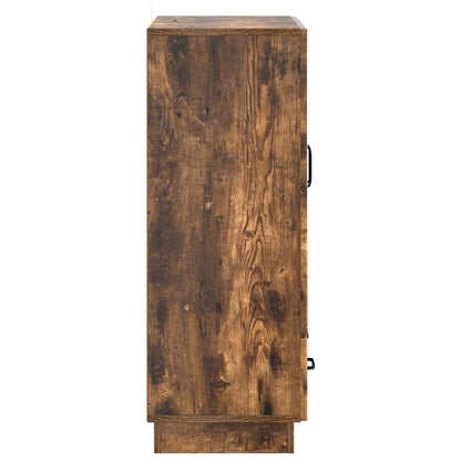 vidaXL Sideboard Smoked Oak 66 x 34.5 x 92 cm Engineered Wood