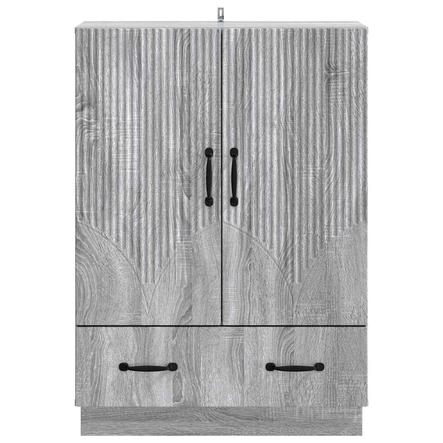 vidaXL Sideboard Grey Sonoma 66 x 34.5 x 92 cm Engineered Wood