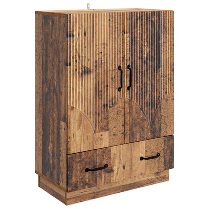 vidaXL Sideboard Old Wood 66 x 34.5 x 92 cm Engineered Wood