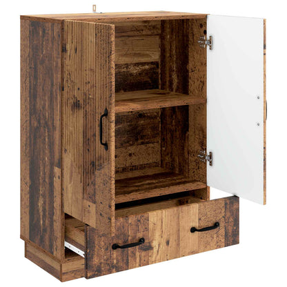 vidaXL Sideboard Old Wood 66 x 34.5 x 92 cm Engineered Wood