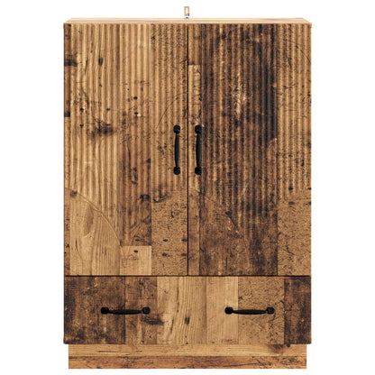 vidaXL Sideboard Old Wood 66 x 34.5 x 92 cm Engineered Wood