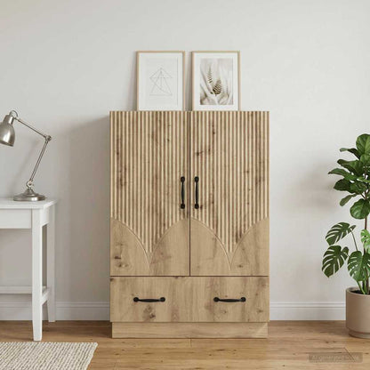 vidaXL Sideboard Artisan Oak 66 x 34.5 x 92 cm Engineered Wood
