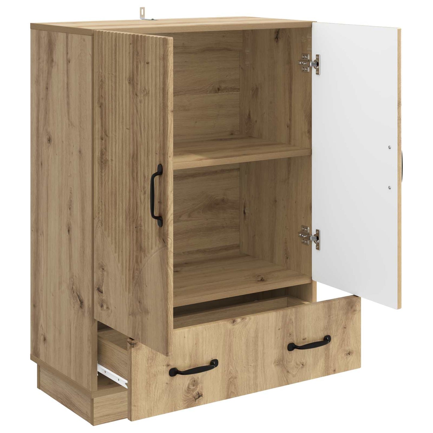 vidaXL Sideboard Artisan Oak 66 x 34.5 x 92 cm Engineered Wood