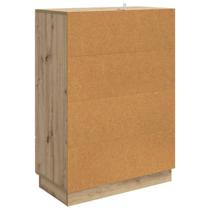 vidaXL Sideboard Artisan Oak 66 x 34.5 x 92 cm Engineered Wood