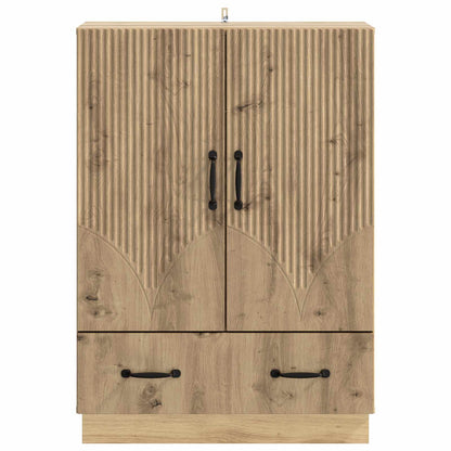 vidaXL Sideboard Artisan Oak 66 x 34.5 x 92 cm Engineered Wood