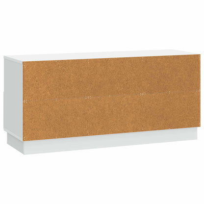 vidaXL TV Cabinet with Drawer White 102 x 34.5 x 47 cm Engineered Wood