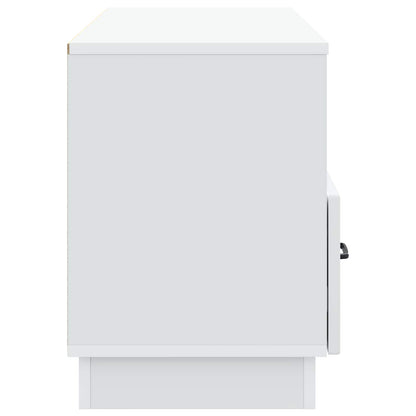 vidaXL TV Cabinet with Drawer White 102 x 34.5 x 47 cm Engineered Wood