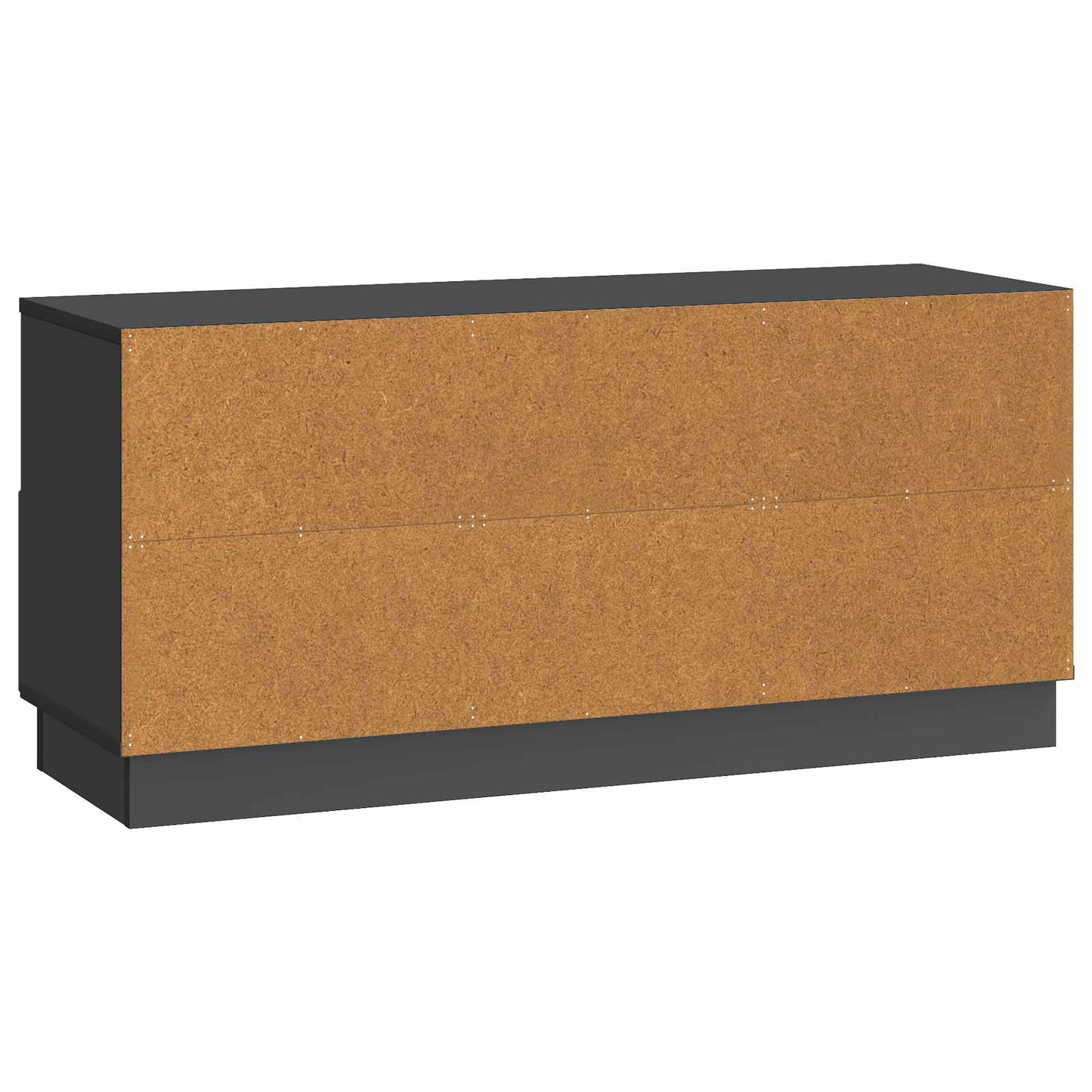 vidaXL TV Cabinet with Drawer Black 102 x 34.5 x 47 cm Engineered Wood