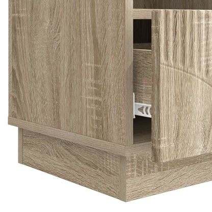 vidaXL TV Cabinet Sonoma Oak 102 x 34.5 x 47 cm Engineered Wood